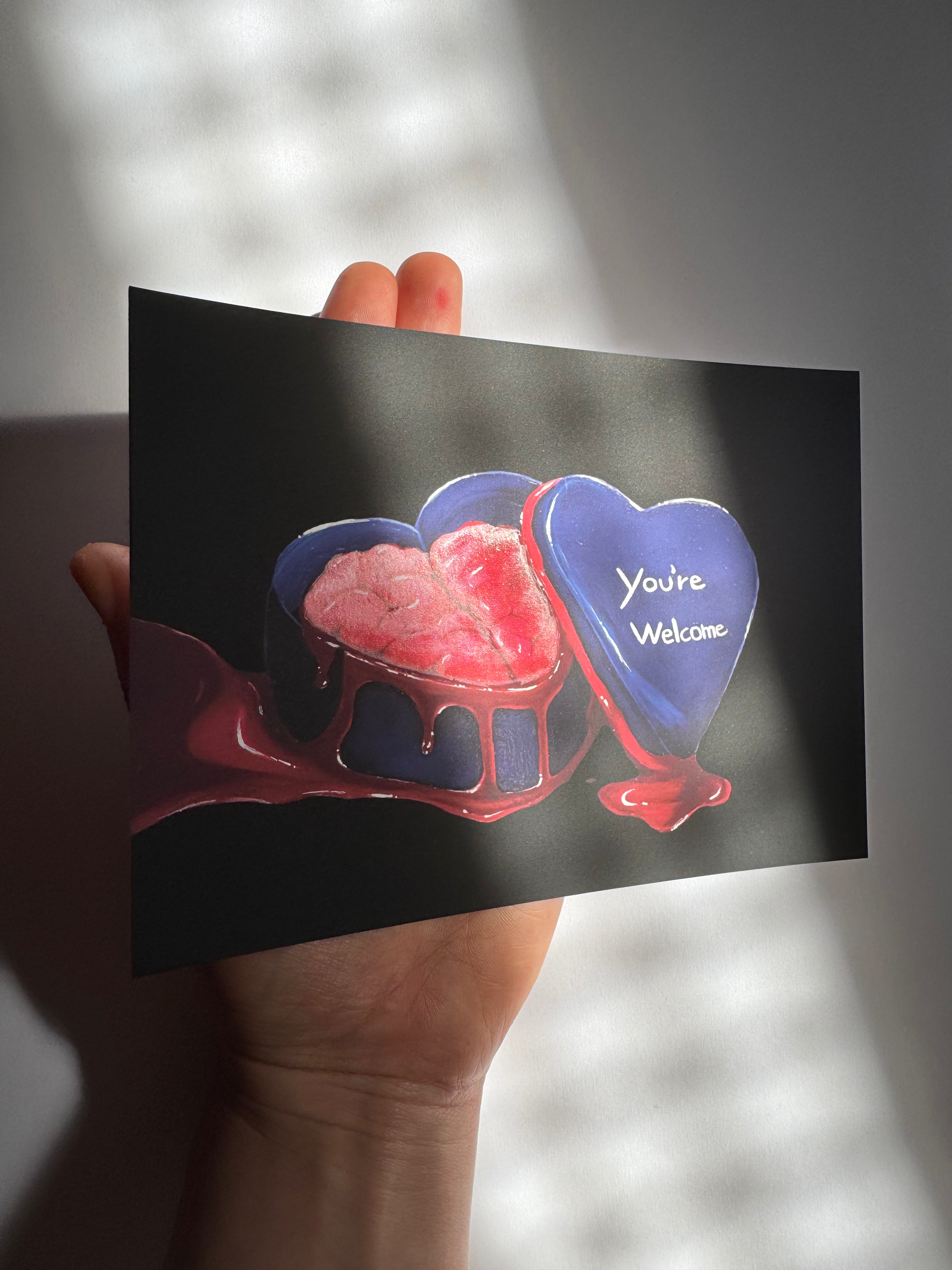 You're Welcome – Soft matt Postcard 18×13, Signed & Hand-Finished